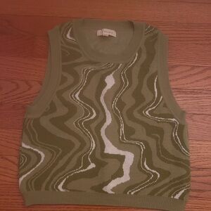 Pacsun green sweater vest